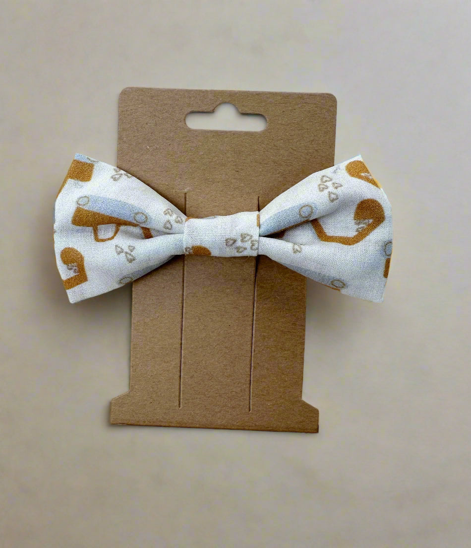 Construction Heart Bow Tie