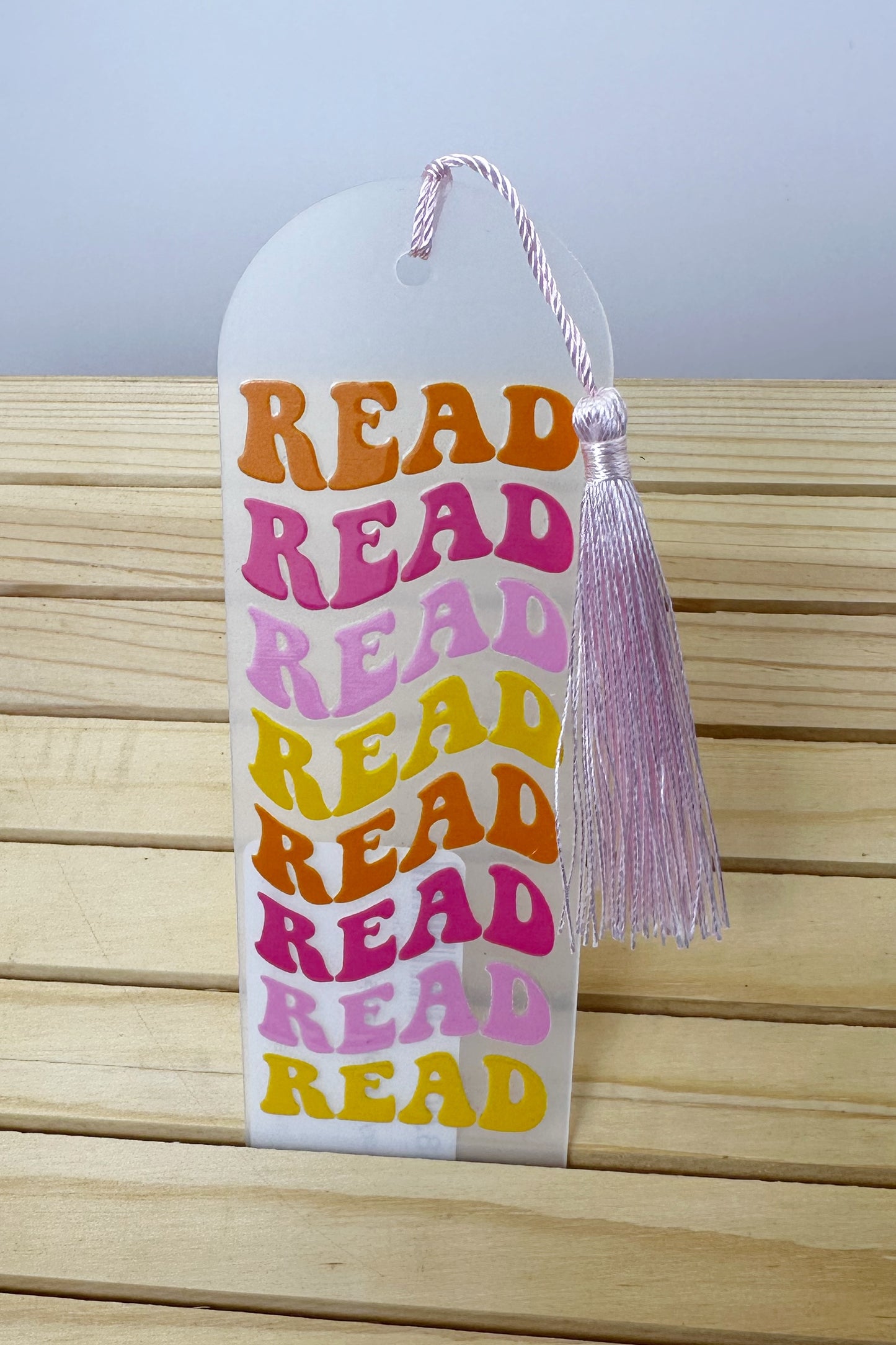 Patterned Acrylic Bookmarks- Retro Checkered