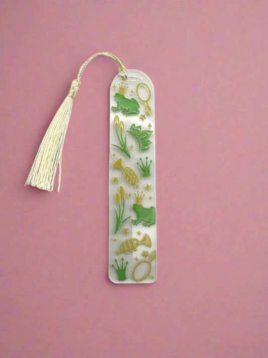 Frog Princess Acrylic Bookmark