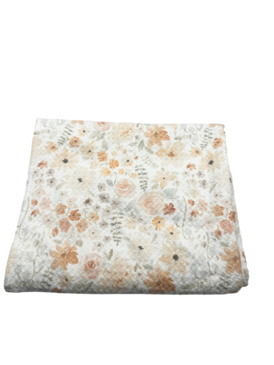 Spring Boho Floral Waffle Towel