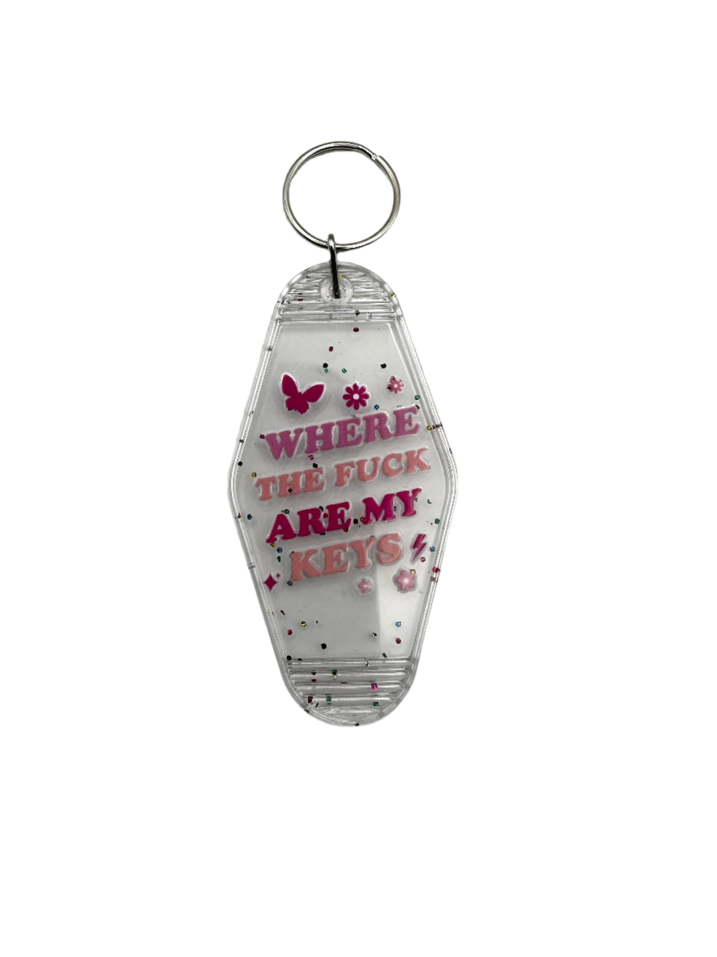 Missing Keys Acrylic Keychain