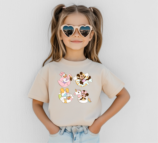 Mouse & Friends Pool Party Toddler Tee